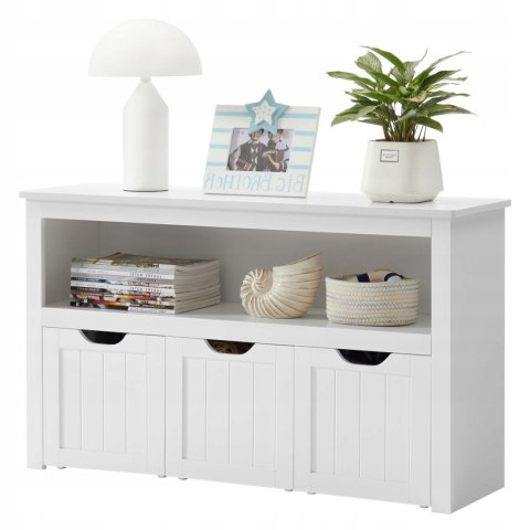 Szafka komoda Regał Songmics 102 x 30 x 60 cm biały Szafka komoda Regał Songmics 102 x 30 x 60 cm biały