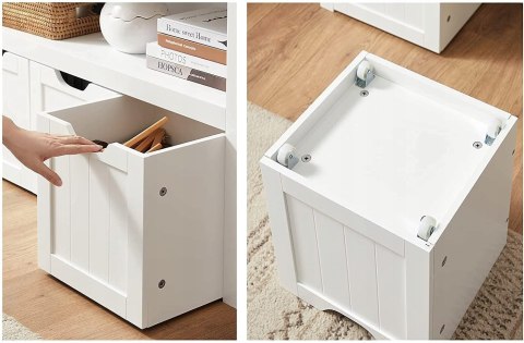 Szafka komoda Regał Songmics 102 x 30 x 60 cm biały Szafka komoda Regał Songmics 102 x 30 x 60 cm biały