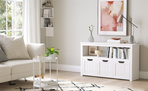Szafka komoda Regał Songmics 102 x 30 x 60 cm biały Szafka komoda Regał Songmics 102 x 30 x 60 cm biały