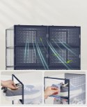 Szafka na buty MODUŁOWA SORTER 12 PUDEŁ 22x14x33 cm przezroczysty ANTRACYT