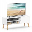 Szafka rtv telewizyjna Lowboard TV Szafka 55 cali 120 cm biała