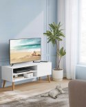 Szafka rtv telewizyjna Lowboard TV Szafka 55 cali 120 cm biała