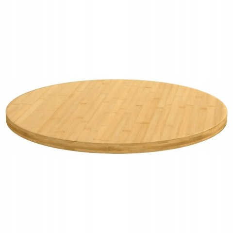 BLAT DO STOŁU bambusowy brązowy 80 x 80 x 2,5 cm BLAT DO STOŁU bambusowy brązowy 80 x 80 x 2,5 cm