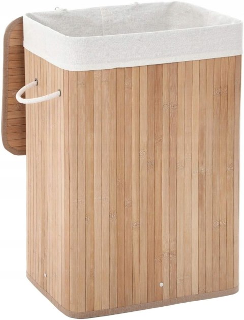 KOSZ NA PRANIE zabawki BAMBUSOWY DUŻY naturalny BRĄZ 72l Outlet KOSZ NA PRANIE zabawki BAMBUSOWY DUŻY naturalny BRĄZ 72l Outlet