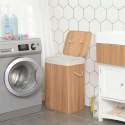 KOSZ NA PRANIE zabawki BAMBUSOWY DUŻY naturalny BRĄZ 72l Outlet