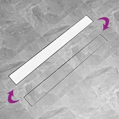 ODPŁYW LINIOWY łazienkowy, vidaXL 103 cm ODPŁYW LINIOWY łazienkowy, vidaXL 103 cm