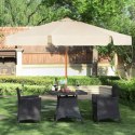 PARASOL OGRODOWY tarasowy 300 cm BEŻOWY outlet