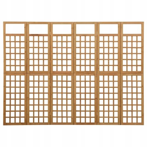 PARAWAN POKOJOWY 6-panelowy/trejaż, drewno jodłowe PARAWAN POKOJOWY 6-panelowy/trejaż, drewno jodłowe
