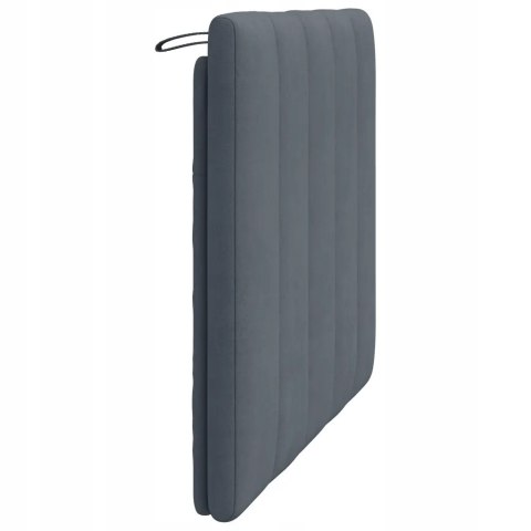 PODUSZKA NA WEZGŁOWIE, ciemnoszara, 100cm VIDAXL PODUSZKA NA WEZGŁOWIE, ciemnoszara, 100cm VIDAXL