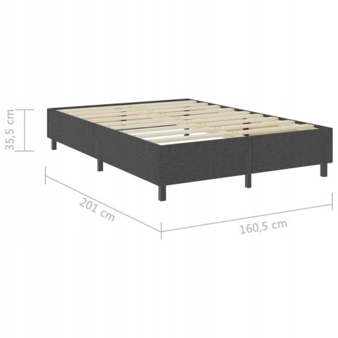 RAMA ŁÓŻKA PODWÓJNA tapicerowana 160x200 szara RAMA ŁÓŻKA PODWÓJNA tapicerowana 160x200 szara