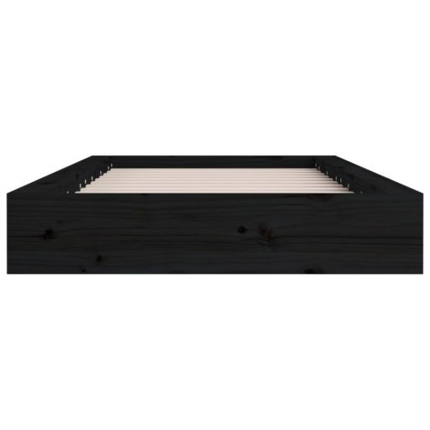 RAMA ŁÓŻKA czarna VidaXL 90x200 lite drewno RAMA ŁÓŻKA czarna VidaXL 90x200 lite drewno