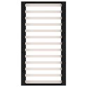 RAMA ŁÓŻKA czarna VidaXL 90x200 lite drewno