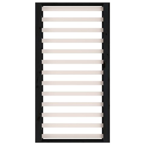 RAMA ŁÓŻKA czarna VidaXL 90x200 lite drewno RAMA ŁÓŻKA czarna VidaXL 90x200 lite drewno