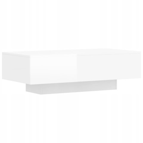 STOLIK KAWOWY BIAŁY POŁYSK 100X49,5X31CM STOLIK KAWOWY BIAŁY POŁYSK 100X49,5X31CM