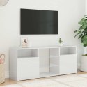 SZAFKA TV z oświetleniem LED, biała, VIDAXL