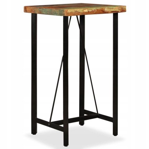 Stół kuchenny VidaXL kwadratowy lite drewno z odzysku 60x60x107 cm OUTLET Stół kuchenny VidaXL kwadratowy lite drewno z odzysku 60x60x107 cm OUTLET