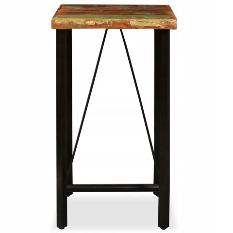 Stół kuchenny VidaXL kwadratowy lite drewno z odzysku 60x60x107 cm OUTLET Stół kuchenny VidaXL kwadratowy lite drewno z odzysku 60x60x107 cm OUTLET
