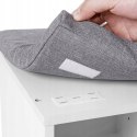 Szafka na buty ławka z siedziskiem Songmics 104 x 48 x 30 cm biała