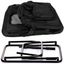 Transporter Torba transportowa psa kota tkanina Eugad czarny M/L 60x42x42cm