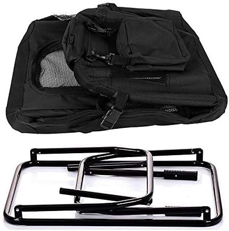 Transporter Torba transportowa psa kota tkanina Eugad czarny M/L 60x42x42cm Transporter Torba transportowa psa kota tkanina Eugad czarny M/L 60x42x42cm