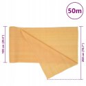 VidaXL SIATKA CIENUJĄCA, kolor piaskowy, 2x50 m, HDPE, 75 g/m²