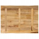 BLAT STOŁU VIDAXL z naturalną krawędzią, 90x60x2,5 cm, drewno mango OUTLET