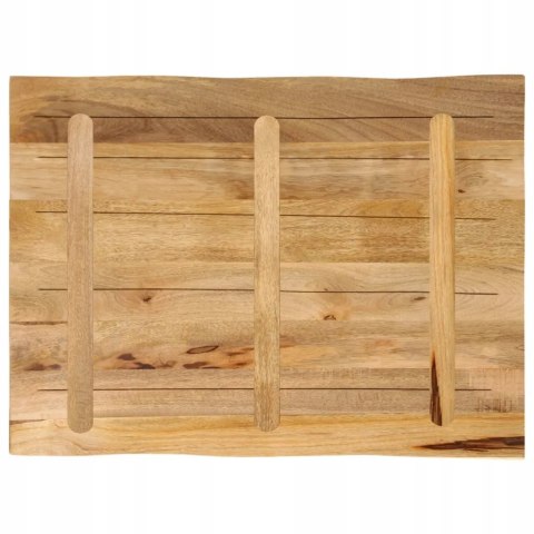 BLAT STOŁU VIDAXL z naturalną krawędzią, 90x60x2,5 cm, drewno mango OUTLET BLAT STOŁU VIDAXL z naturalną krawędzią, 90x60x2,5 cm, drewno mango OUTLET