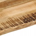 BLAT STOŁU VIDAXL z naturalną krawędzią, 90x60x2,5 cm, drewno mango OUTLET