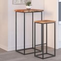 BLAT STOŁU VIDAXL z naturalną krawędzią, 90x60x2,5 cm, drewno mango OUTLET
