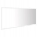 LUSTO ŁAZIENKOWE akrylowe z LED, białe, 80x8,5x37 cm
