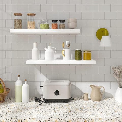 Półka płyta ścienna MDF Woltu 30 x 23 cm biały Półka płyta ścienna MDF Woltu 30 x 23 cm biały