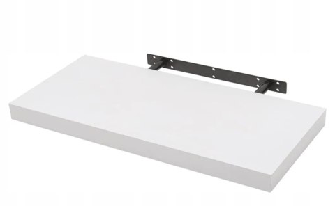 Półka ścienna wisząca płyta MDF Woltu 50 x 22,9 x 3,8 cm biały Półka ścienna wisząca płyta MDF Woltu 50 x 22,9 x 3,8 cm biały