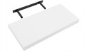 Półka wisząca ścienna płyta laminowana Woltu 40 x 23 cm biały RG9372WS