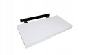 Półka wisząca ścienna płyta laminowana Woltu 40 x 23 cm biały RG9372WS