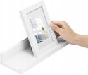 Półka wiszące pływające zestaw 3 sztuk płyta MDF Woltu 60 x 10 cm biały