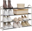 Regał Stojak na buty Woltu 4 półki stal stopowa 19 x 79 x 59 cm