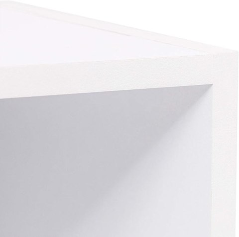 Regał Woltu 6 półek na książki 30 cm x 159 cm x 24 cm biały Regał Woltu 6 półek na książki 30 cm x 159 cm x 24 cm biały