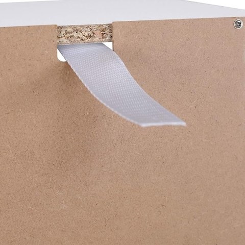 Regał Woltu 6 półek na książki 30 cm x 159 cm x 24 cm biały Regał Woltu 6 półek na książki 30 cm x 159 cm x 24 cm biały