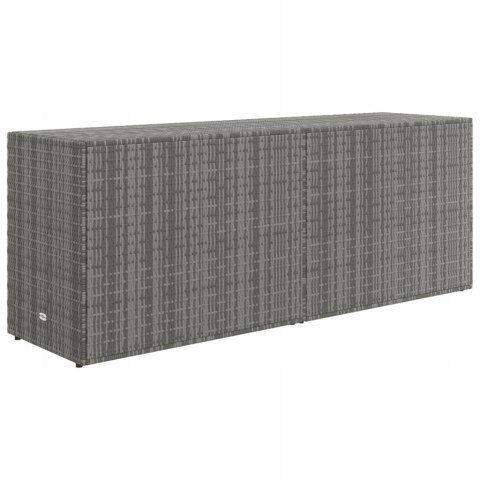 SZAFKA OGRODOWA VidaXL szara, 198x55,5x80 cm, rattan PE OUTLET SZAFKA OGRODOWA VidaXL szara, 198x55,5x80 cm, rattan PE OUTLET