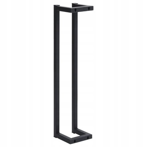 Stojak na ręcznik, czarny, 12,5x12,5x60 cm metal Stojak na ręcznik, czarny, 12,5x12,5x60 cm metal