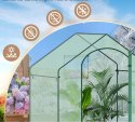 Szklarnia foliowa zielona Woltu 200 x 80 x 200 cm konstrukcja metal