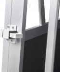 Transporter klatka dla średniego psa Aluminiowy 69 x 50 x 54 cm szary