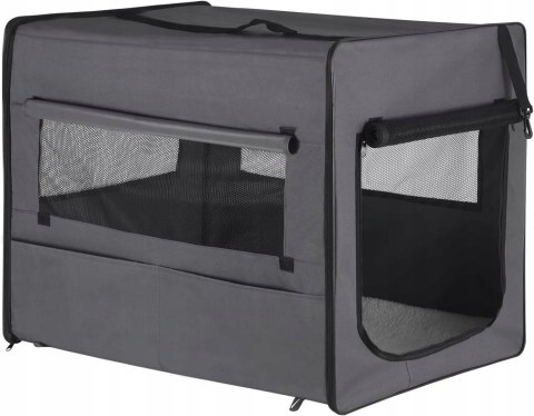 Transporter tekstylny dla psa duży Eugad szary 3XL 103 cm x 71 cm 79 cm Transporter tekstylny dla psa duży Eugad szary 3XL 103 cm x 71 cm 79 cm