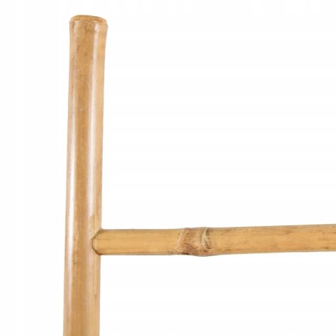 BAMBUSOWA DRABINKA na ręczniki, 5 szczebli, 150 cm vidaXL BAMBUSOWA DRABINKA na ręczniki, 5 szczebli, 150 cm vidaXL