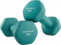 HANTLE POWLEKANE NEOPRENOWE ZESTAW zielone 2 x 3 kg