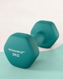 HANTLE POWLEKANE NEOPRENOWE ZESTAW zielone 2 x 3 kg