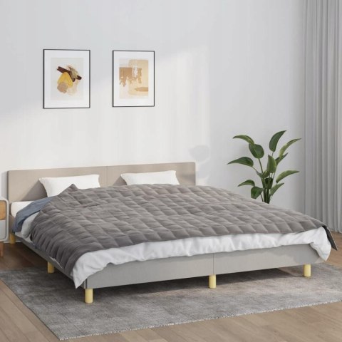 KOC OBCIĄŻENIOWY VidaXL poliester 155 cm x 220 cm szary