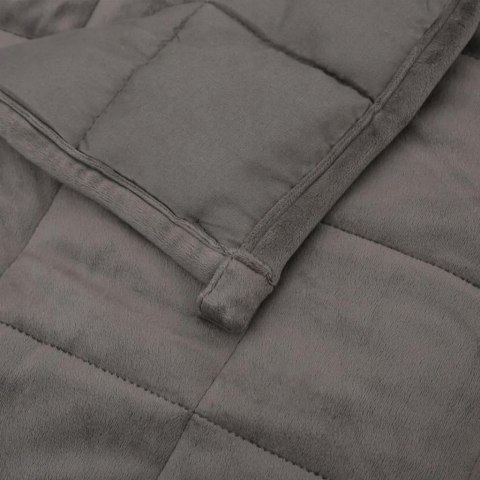 KOC OBCIĄŻENIOWY VidaXL poliester 155 cm x 220 cm szary