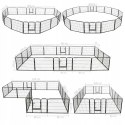 KOJEC DLA PSA METALOWY CZARNY 320X60X320 YAHEETECH 16 paneli