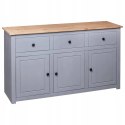 KOMODA vidaXL 135 x 40 x 80cm odcienie szarości matowe